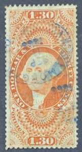 USA REVENUE STAMP 1863  $1.30  SCOTT#R77c