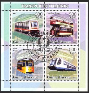 Guinea Bissau 2006 City Transport Sheet Used / CTO