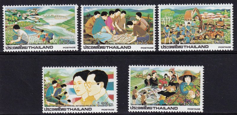 Thailand 1984, Development Program MNH set # 1052-1056
