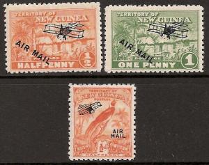 New Guinea SC# C1-2 & C14 Mint HInged