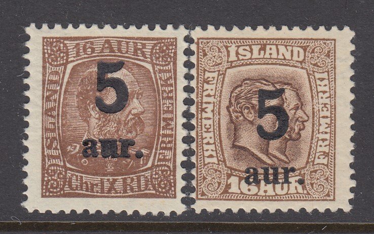 Iceland, Scott 130-131, MLH