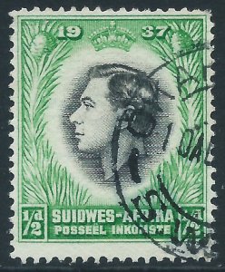 South West Africa, Sc #125b, 1/2d Used