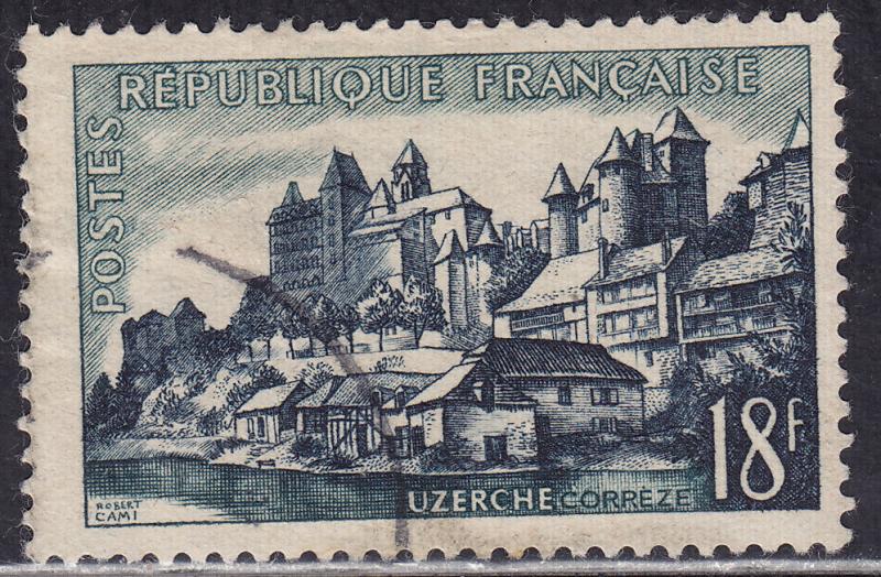 France 778 Uzerche 18F 1955