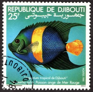 1981, Djibouti, 25f, Used CTO, Sc 521