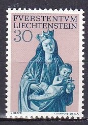 Liechtenstein 1966 Scott 418 Madonna MNH