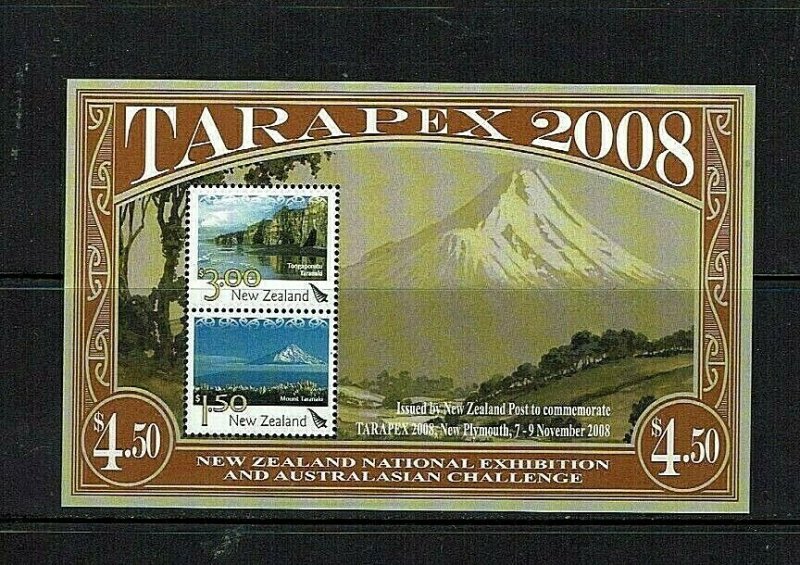 New Zealand: 2008, Tarapex 2008 National Stamp Exhibition, New Plymouth, M/Sheet