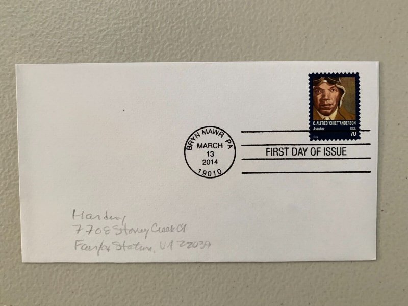 Scott 4879 C. Alfred Chief Anderson Aviator First Day Cover