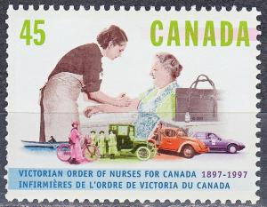 #1639 MNH Canada 45¢ Victorian Order of Nurses Centennial