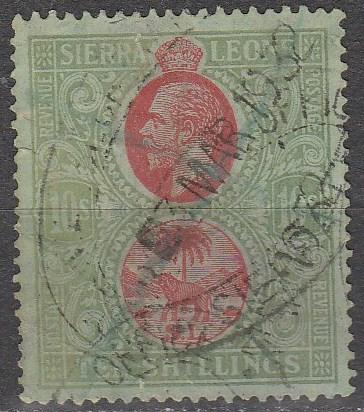 Sierra Leone #137  Used   CV $275.00  (A6419)