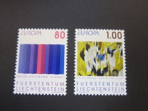 Liechtenstein 1993 Sc 995-96 set MNH