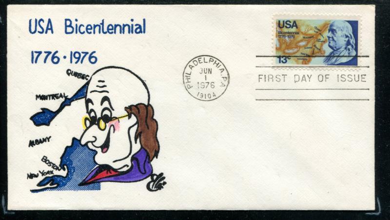 Sc 1690 USA Bicentennial - Ellis Animated Hptd UA