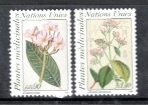 UN Geneva 186-7 MNH VF Medicinal Plants Complete set