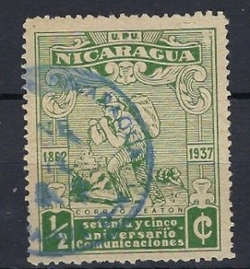 Nicaragua 665 Used 1937 issue (an8140)
