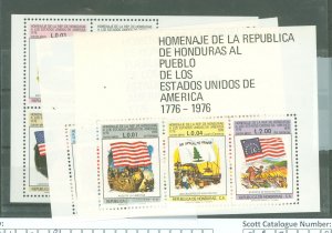 Honduras #C608a/09a/10a Mint (NH)