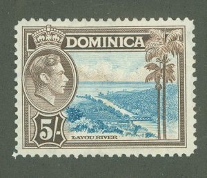 Dominica #109 Unused Single