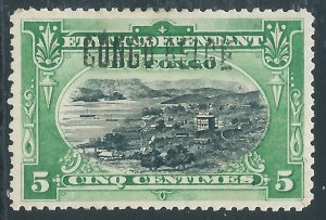 Belgian Congo, Sc #31a, 5c MH