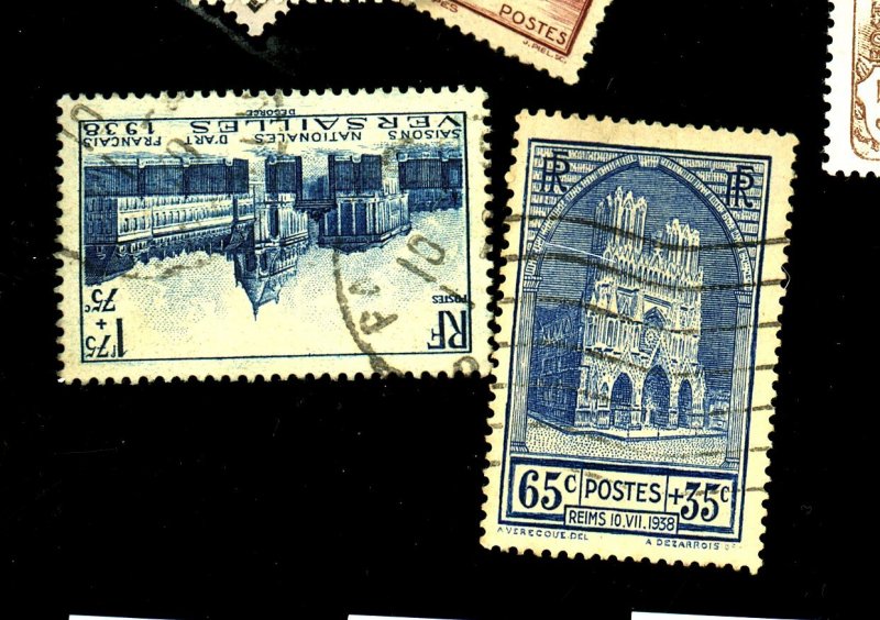 FRANCE #B70 B74 USED VF Cat $30