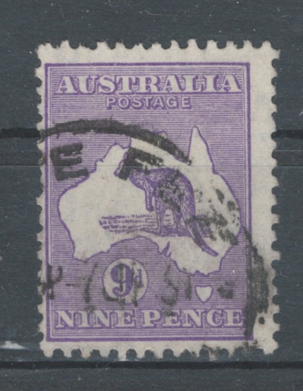Australia 1932 Kangaroo & Map 9p Scott # 122 Used