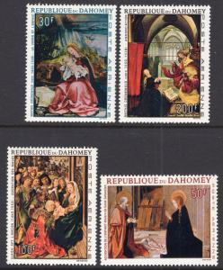 Dahomey C63-C66 Christmas Paintings MNH VF