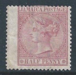 Jamaica #13 Mint No Gum 1/2p Queen Victoria - Wmk. 1