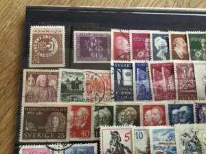 Sweden mounted mint or used stamps  A12394