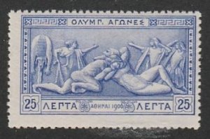 GREECE #186 MINT HINGED