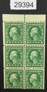 US STAMPS  #498e MINT OG H BOOKLET LOT #29394