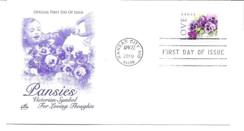 4450 Love: Pansies in a Basket, ArtCraft FDC