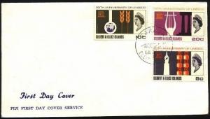 GILBERT & ELLICE IS 1966 UNESCO FDC - Tarawa cds...........................96101