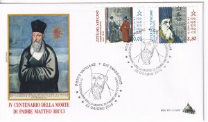 2010 - VATICAN - Sc. 1443-44 - FDC