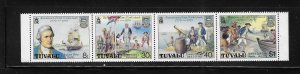 Tuvalu 1979 Captain Cook Strip Sc 117a MNH C3