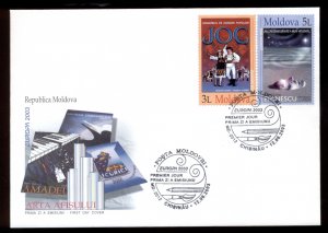 Moldova 2003 Europa Poster Art FDC