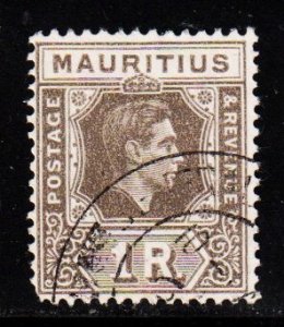 Mauritius - #219 King George VI  -  Used