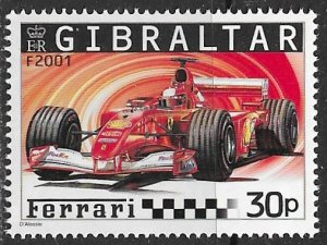 Gibraltar ~ Scott # 995 ~ MNH ~ Ferrari Formula One Car