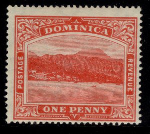 DOMINICA EDVII SG48, 1d carmine-red, M MINT.