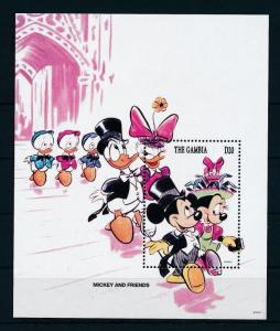 [22390] Gambia 1994 Disney Mickey and Minnie MNH