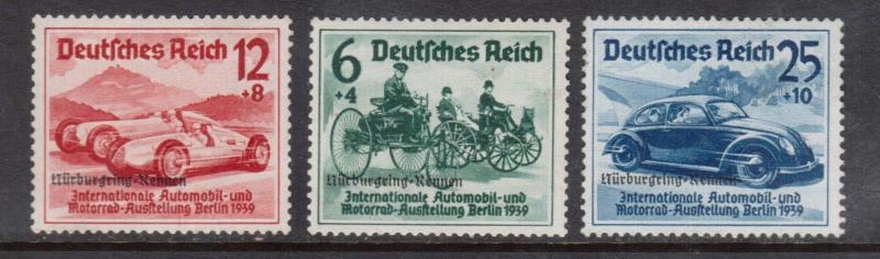 Germany #B141 - #B143 VF/NH Set