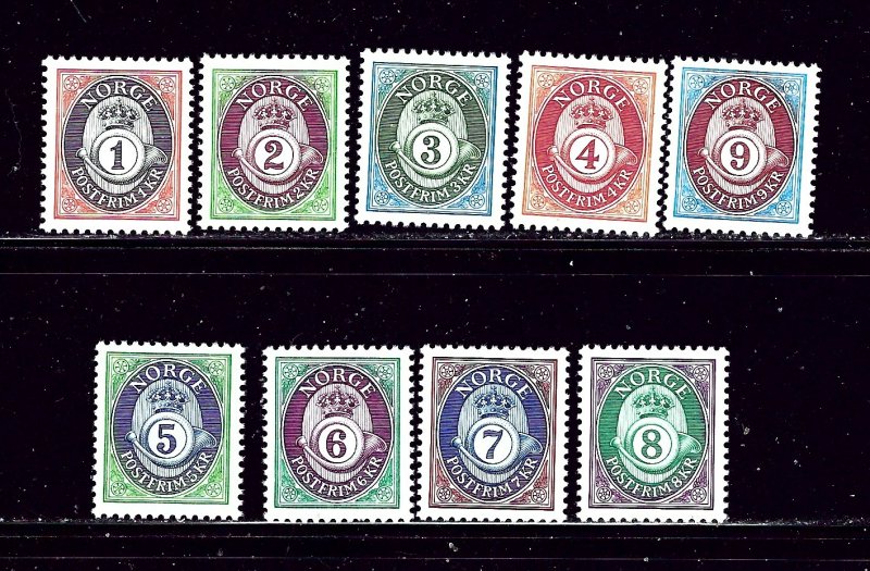 Norway 960-68 MNH 1991-92 Posthorns