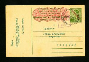 Serbia Stamps 1948 Card to Russia