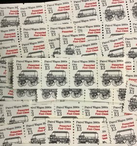 2258. Police Patrol Wagon Precancelled. 100 mint coils. 13 cent stamp. Face $13