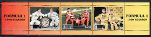 Touva, 1999 Russian Local. Formula 1 sheet of 3. ^