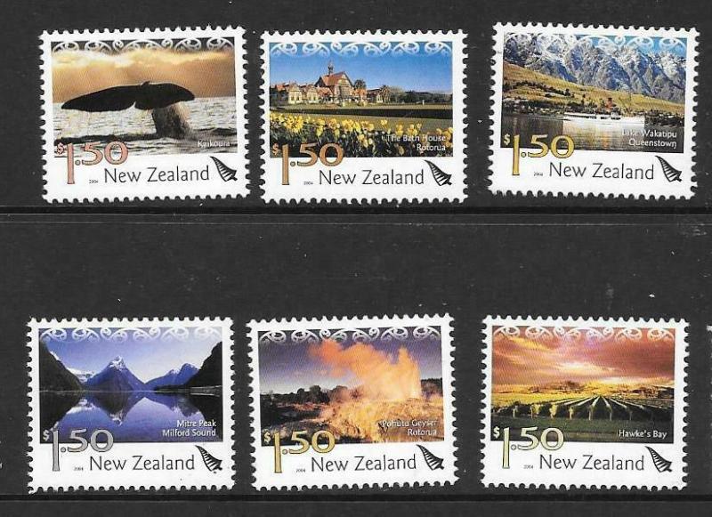 NEW ZEALAND SG2732/7 2004 TOURISAM MNH