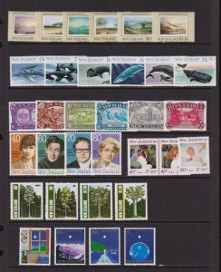 New Zealand - 7 Mint, NH commemorative sets, cat. $ 32.45