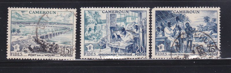 Cameroun 327-329 U FIDES Issue