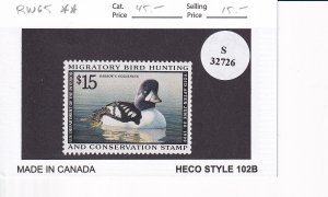U.S.: Sc #RW65, 1998 $15 Federal Duck Stamp, MNH (S32726)