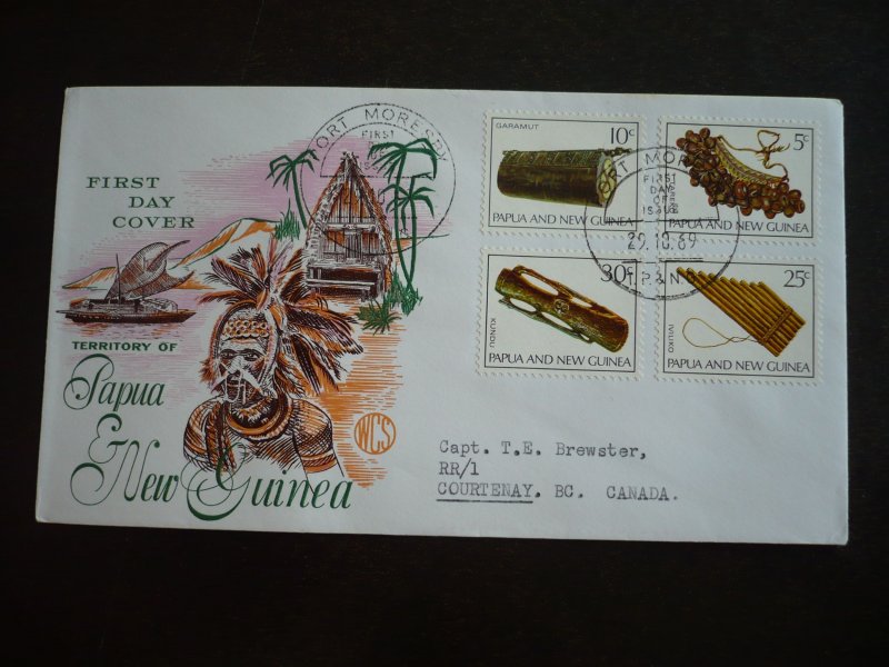 Postal History - Papua New Guinea - Scott# 293-296 - First Day Cover
