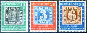 1949 German Stamp Centenary.