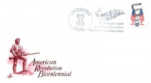 WASHINGTON STATE AMERICAN REVOLUTION BICENTENNIAL CELEBRATION CANCEL 1975