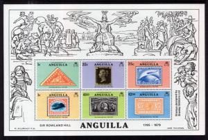 Anguilla 354a Stamp on Stamp Souvenir Sheet MNH VF