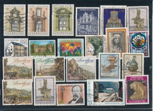 D453663 Luxembourg Nice selection of VFU Used stamps